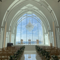 チャペル扉からの写真