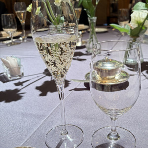 乾杯酒とテーブルコーディネート|783492さんのホテルニューオータニ幕張の写真(2628310)