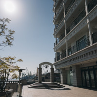 挙式後鐘を鳴らしました