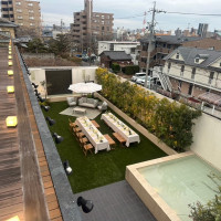 見学に行った時の写真ですが、
テラスから見たガーデン