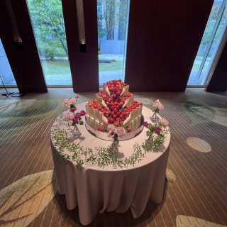 可愛いケーキも写真映え間違いなし。