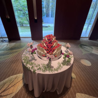 可愛いケーキも写真映え間違いなし。