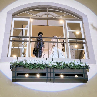 挙式後のサプライズセレモニー。