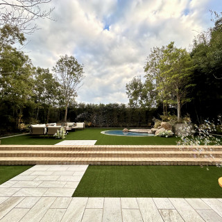 チャペルから繋がっているガーデン