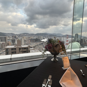 最上階のレストラン。2次会で使用できる。|783570さんのTHE GLOBAL VIEW長崎 (ザ・グローバルビュー長崎)の写真(2603464)