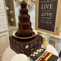 デザートビュッフェチョコレートフォンデュ