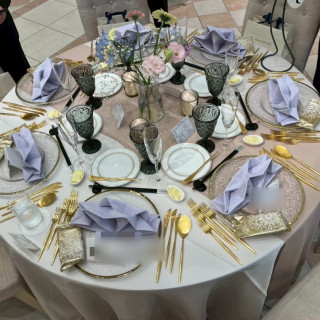 おしゃれなテーブルでした