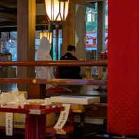 神社の中の写真です