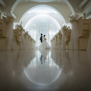 チャペル内での撮影