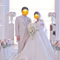 白を基調なのでドレスがよく映えます