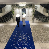 フラワーシャワーの後の雰囲気