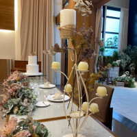 飾り付けキャンドルもオシャレ