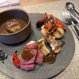 コースの一部をご試食しました。とても美味しかったです。