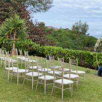 ガーデンウェディング設営