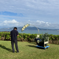 ガーデンウェディング設営