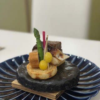 メインのお肉とお魚のプレート