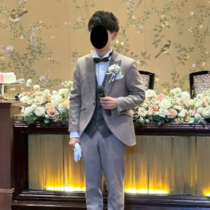 新郎衣装|783743さんの百花籠(ひゃっかろう)- Neo Japanesque Wedding -の写真(2602148)