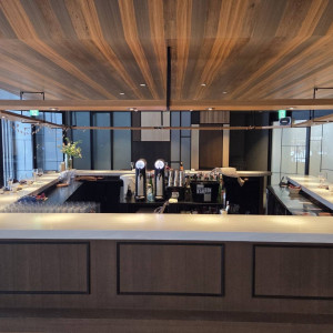 バーカウンター。ドリンクの注文等も可能とのこと。|783747さんのGLLARE MARUYAMA(グラーレ マルヤマ)の写真(2605079)