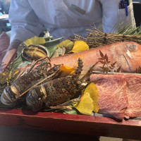 下見の時に料理を食べる時に食材の説明をしてもらいました