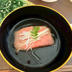 厳選和牛焼き胡麻豆腐 手火山出汁|783781さんの名古屋 河文の写真(2602402)