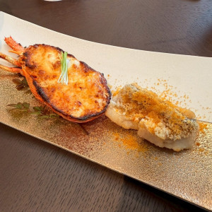 甘鯛の松笠焼き 唐墨|783781さんの名古屋 河文の写真(2602405)