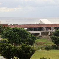 チャペルまでの通路が見えるところ