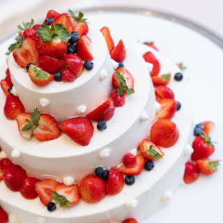 いちごいっぱいのケーキです