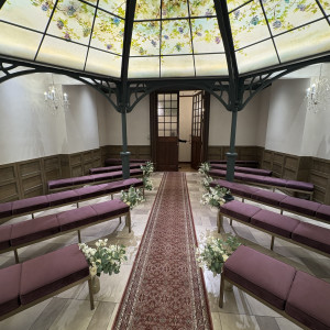 他にはない六角形の会場|783837さんのアニバーサリーアン 恵比寿の写真(2613117)