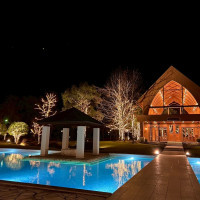 ライトアップされている毛先が素敵だった