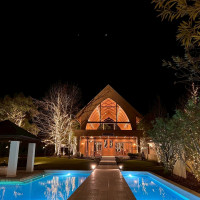 夜のライトアップが綺麗だった