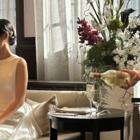 カーテンから自然光が入ります