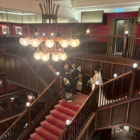 大階段でファミリーミートしました