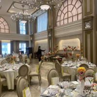 テーブルクロスや花は自分で選べる