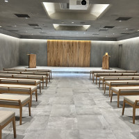 和装も合いそうな挙式会場。