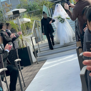 新婦入場シーン。