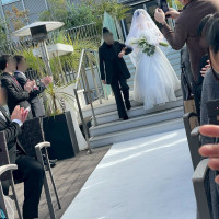 新婦入場シーン。