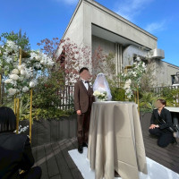 挙式中の雰囲気。