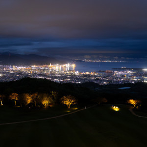 銀河から見えた夜景|783909さんの日本平ホテルの写真(2603412)