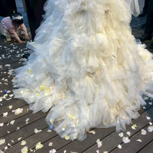 フラワーシャワー|783916さんのコットンハーバークラブ（横浜）/テイクアンドギヴ・ニーズウェディングの写真(2603172)