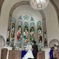 実際の挙式の雰囲気です。