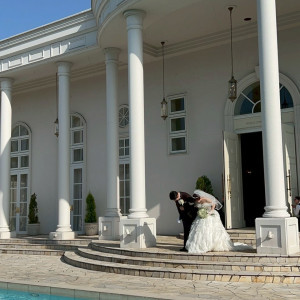 ガーデンセレモニー|783973さんのアーヴェリール迎賓館(岡山)/テイクアンドギヴ・ニーズウェディングの写真(2603362)