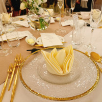 お料理が来る前のテーブルです！