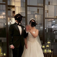 スタンドガラスと夜の雰囲気とキャンドルが合う