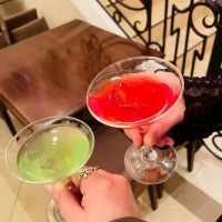 クリスマスカラーで作っていただきました