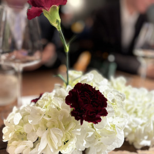 披露宴会場の装花|784003さんのIWAI OMOTESANDO(イワイ オモテサンドウ)の写真(2603502)