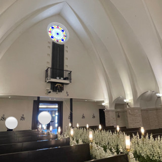 チャペルの前方からの景色