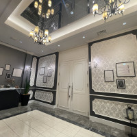 披露宴会場前のロビー