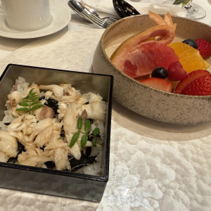 ケーキビュッフェとは別にマタニティ用フルーツ|784006さんのオリエンタルホテル 神戸・旧居留地の写真(2603518)