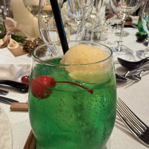 メロンクリームソーダ|784006さんのオリエンタルホテル 神戸・旧居留地の写真(2603515)