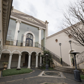 挙式後撮影したガーデン